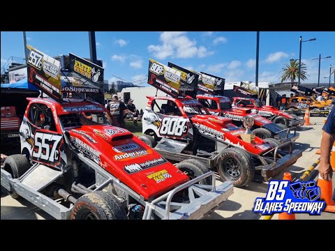 2024 Enzed Superstock Teams Championship plus International Supersaloons Pitwalk - 4th February 2024 - dirt track racing video image