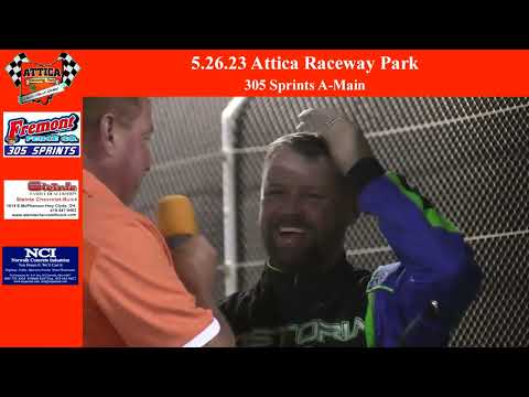 Friday May 26th 2023 | Attica Raceway Park | 305 Sprints A-Main - dirt track racing video image