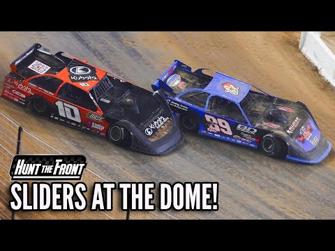 Battling for the Lead Inside the Dome! Gateway Dirt Nationals Prelim Night - dirt track racing video image