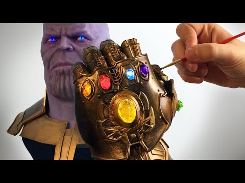 3D Printed Infinity Gauntlet - Thanos Sculpture Timelapse Part 2 - UCq67A47sBJLY-KtRjjExdfw