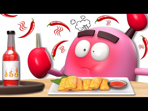 🔥 Spicy Food Challenge 🌶️ - AstroLOLogy | Funny Cartoons For Kids | Cartoon Crush