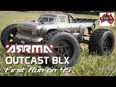 ARRMA OutCast BLX First Run on 4S - Stock - UCOfR0NE5V7IHhMABstt11kA