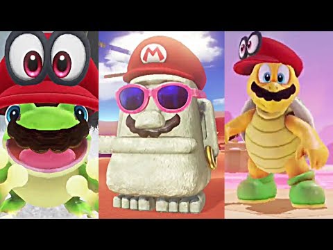 Mario Odyssey: Everything Mario Can TRANSFORM Into (Enemies, Objects, People, Etc) (So Far) - UCwtnZUOk44DCCFFT6QG6LdA