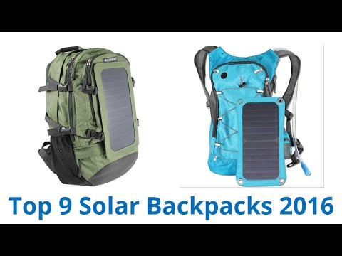 9 Best Solar Backpacks 2016 - UCXAHpX2xDhmjqtA-ANgsGmw