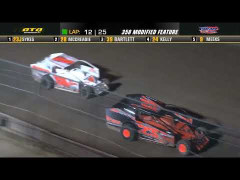 Can-Am Speedway | DIRTcar 358-Modified Feature Highlights | 7/8/22 - dirt track racing video image