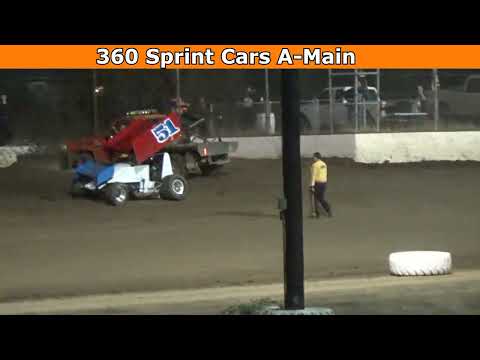Grays Harbor Raceway, September 24, 2022, 360 Sprint Cars A-Main - dirt track racing video image