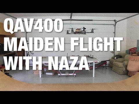 QAV400 Garage and Backyard Maiden Flight w/ NAZA and Turnigy 9X 3 Flight Modes - UC_LDtFt-RADAdI8zIW_ecbg