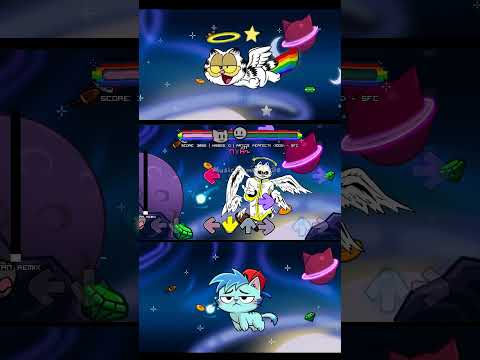 Friday Night Funkin' Nyan Cat Remix vs Garfield - FNF Mods