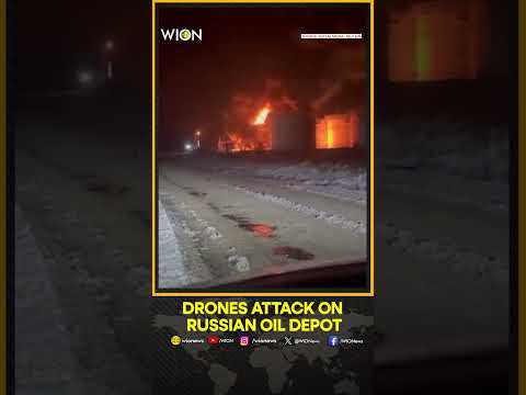 Russia-Ukraine War: Drones Attack on Russian Oil Depot | WION Shorts - UC_gUM8rL-Lrg6O3adPW9K1g