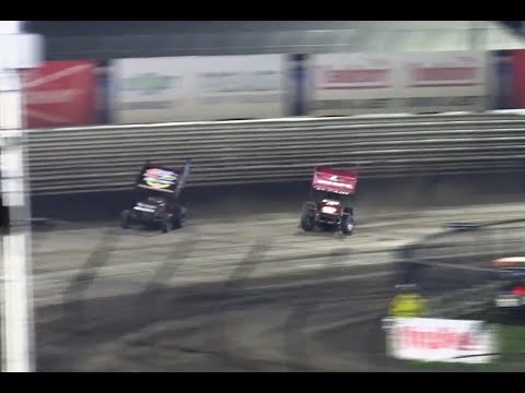 Austin McCarl - Pass for the Win -410 Feature @ Knoxville Raceway 2023 - dirt track racing video image