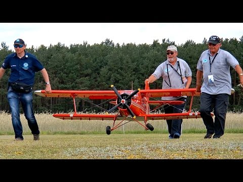 GIANT RC ANTONOV AN-2 AIRPLANE CRASH AT LANDING / Damelang Germany 2016 - UCH6AYUbtonG7OTskda1_slQ