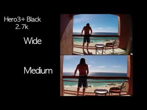 GoPro 3+ Black - 2.7K FOV Wide vs Medium View - GoPro Tip #291 - UCTs-d2DgyuJVRICivxe2Ktg