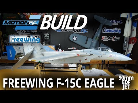 Freewing F-15C Eagle 90mm EDF Jet - Build Video - Motion RC - UCubk5oFcnH0G47QJsj22fKw