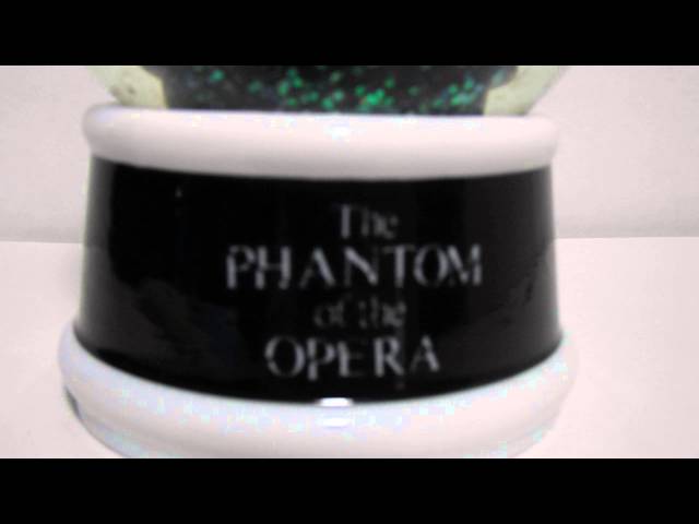 The Phantom of the Opera Music of the Night Snow Globe