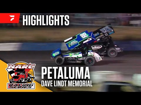 Dave Lindt Memorial | NARC 410 Sprints at Petaluma Speedway 7/12/25 | Highlights - dirt track racing video image