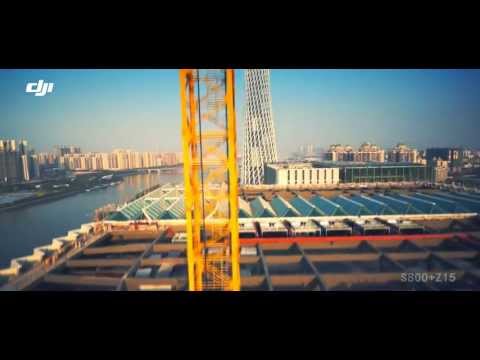 DJI S800+WooKong-M+Zenmuse AP The Highest TV Tower in China