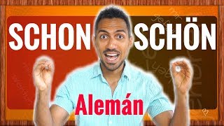 SCHON - SCHÖN - aprende dos palabras importantes en ALEMAN