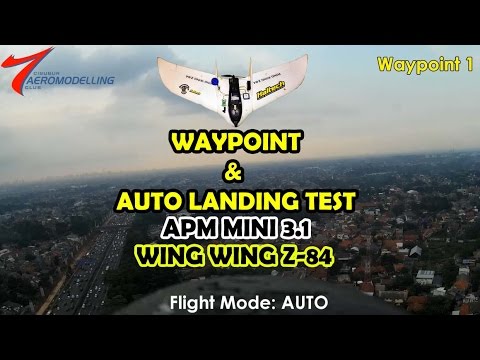 Waypoint & Auto Landing Test - Wing Wing Z-84 - UCXDPCm6CxZ3GzSrx2VDSMJw