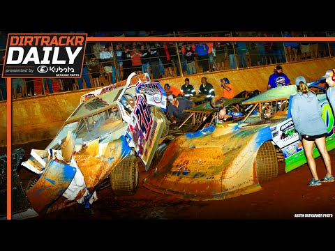 Big Hunt the Front crash a season changer for some drivers - dirt track racing video image