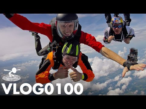 JUMPIN' OUTTA PLANE WITH RED BULL | VLOG0100 - UC9zTuyWffK9ckEz1216noAw