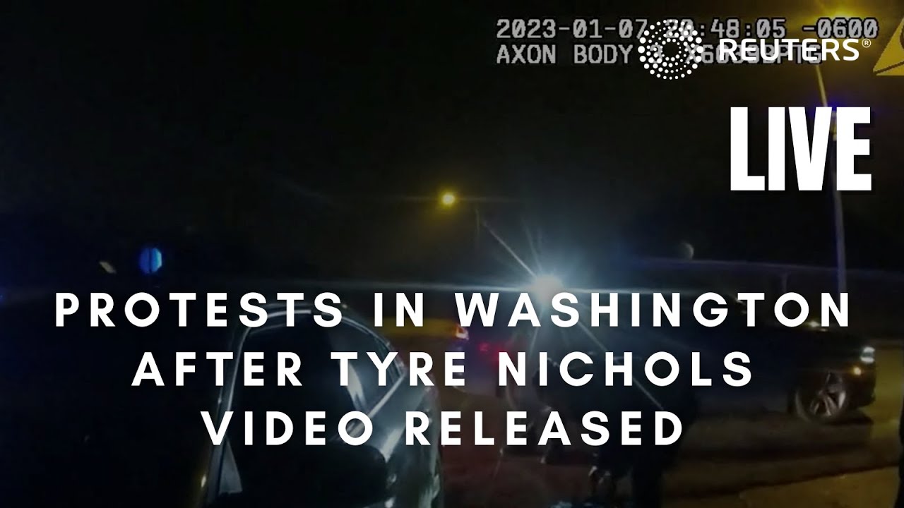 LIVE: Demonstrators gather in Washington after Tyre Nichols video