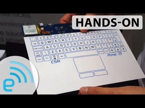 CSR paper-thin Bluetooth keyboard hands-on | Engadget at IFA 2013 - UC-6OW5aJYBFM33zXQlBKPNA