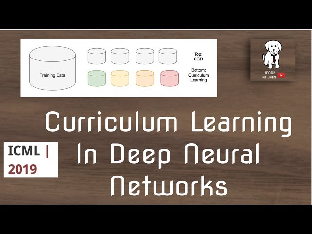 Curriculum Learning with Machine Learning