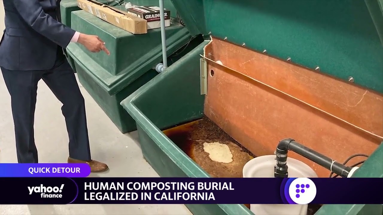 California legalizes human composting burials
