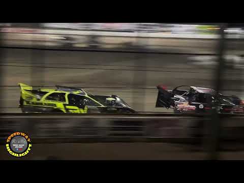 Pro Late Model Make-Up Feature (all clips) 8-23-2024 at Kankakee County Speedway - dirt track racing video image