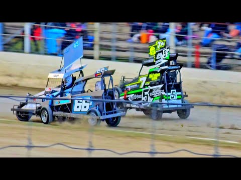 Meeanee Speedway - East Coast Ministocks Champs Finals - 31/3/24 - dirt track racing video image