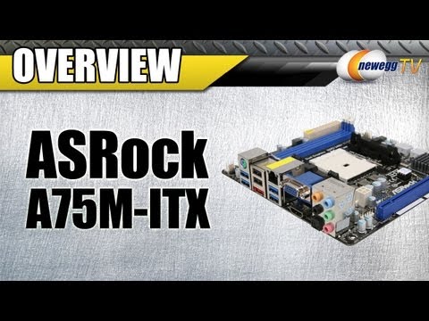 Newegg TV: ASRock A75M-ITX FM1 Mini ITX AMD Motherboard Overview - UCJ1rSlahM7TYWGxEscL0g7Q