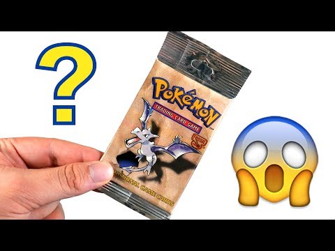 Opening RARE Pokemon Fossil Booster Pack From 1999 - UCRg2tBkpKYDxOKtX3GvLZcQ