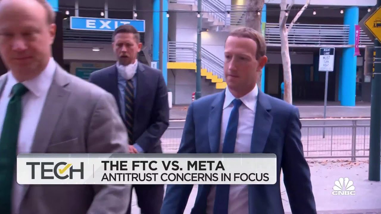 Mark Zuckerberg in court today for FTC antitrust hearing