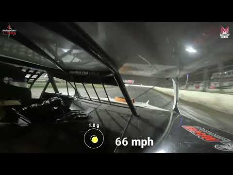#00 Cason Harris - USRA B-Mod - 5-24-2024 Arrowhead Speedway - In Car Camera - dirt track racing video image
