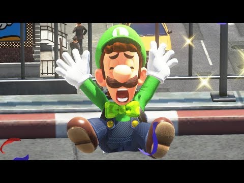 Super Mario Odyssey - Luigi's Reaction to All Mario Outfits - UC-2wnBgTMRwgwkAkHq4V2rg