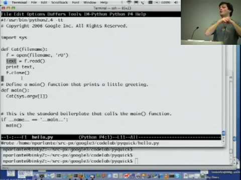 Google Python Class Day 1 Part 3 - UC_x5XG1OV2P6uZZ5FSM9Ttw
