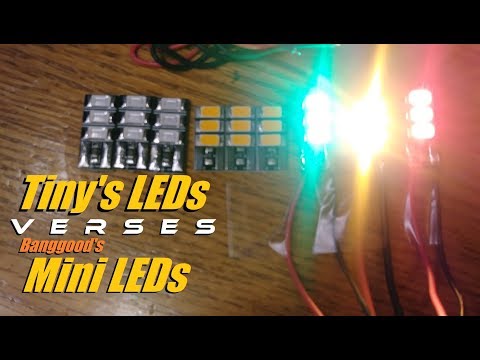 Tiny's LEDs VS Mini LEDs from Banggood - UC92HE5A7DJtnjUe_JYoRypQ