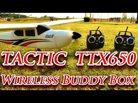 Tactic TTX650 Wireless Buddy Box Trainer Sensei RC Plane - TheRcSaylors - UCYWhRC3xtD_acDIZdr53huA