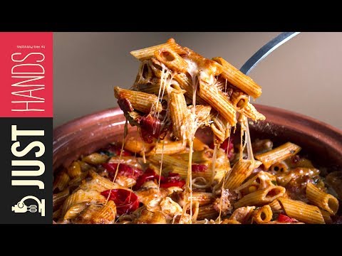 Oven baked Penne with cheese & bacon | Akis Kitchen - UCcbNHNmULeU1OoNylpPIRQQ