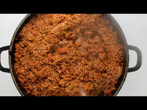 HOW TO COOK PARTY JOLLOF RICE (EXTENDED VERSION WITH AUDIO)