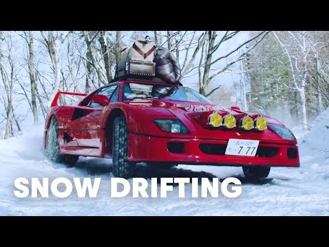 Drifting a Ferrari F40 in Snow Up To Base Camp (4k!) - UCblfuW_4rakIf2h6aqANefA