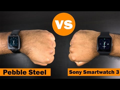 Pebble Steel Vs Sony Smartwatch 3 - UCvIbgcm10GqMdwKho8C1Zmw