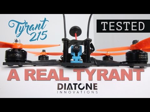 A REAL TYRANT - Diatone Tyrant 215 Race Quad, TESTED. - UCwojJxGQ0SNeVV09mKlnonA