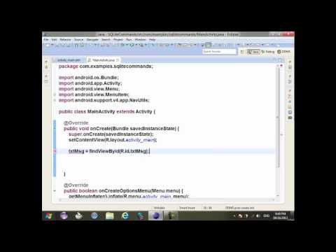48 Android Revision SQL Database SQLite  Introduction to Big Example with All Operations ON DB