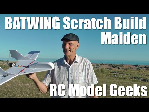 Maiden BatWing Scratch Build foam board flying wing - RC Model Geeks - UC2UEQXXQRNIJJVBNAZnEjtw