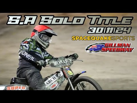 South Australian Solo Speedway Title 2024/25. Speedway Motorcycles - dirt track racing video image