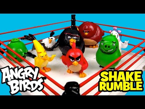 ANGRY BIRDS Movie Shake Rumble Game with Angry Birds Toys Blind Bag Toys Opening by KidCity - UCCXyLN2CaDUyuEulSCvqb2w