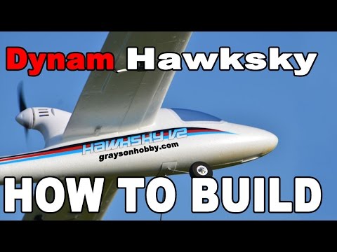 Dynam Hawksky V2 - Radio Control Trainer - Build Tutorial - UCf_qcnFVTGkC54qYmuLdUKA