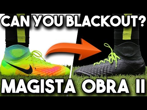 Blackout Nike Magista?! Obra II Black Dynamic Fit Collar/Sock - UCs7sNio5rN3RvWuvKvc4Xtg