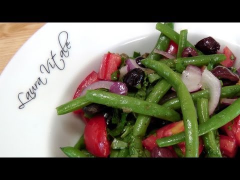 Green Bean Salad - Recipe by Laura Vitale - Laura in the Kitchen Episode 156 - UCNbngWUqL2eqRw12yAwcICg